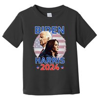 Patriotic Joe Biden Kamala Harris Democrat Campaign 2024 Toddler T-Shirt