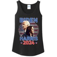 Patriotic Joe Biden Kamala Harris Democrat Campaign 2024 Ladies Essential Tank