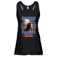 Patriotic Joe Biden Kamala Harris Democrat Campaign 2024 Ladies Essential Flowy Tank