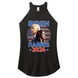 Patriotic Joe Biden Kamala Harris Democrat Campaign 2024 Women's Perfect Tri Rocker Tank