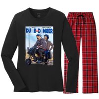 Patriotic Joe Biden Kamala Harris Democrat Campaign 2024 Women's Long Sleeve Flannel Pajama Set 