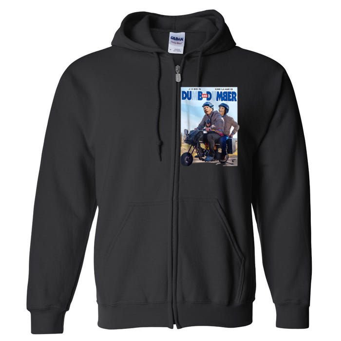 Patriotic Joe Biden Kamala Harris Democrat Campaign 2024 Full Zip Hoodie