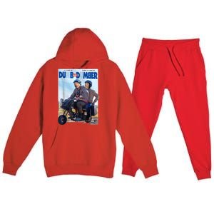 Patriotic Joe Biden Kamala Harris Democrat Campaign 2024 Premium Hooded Sweatsuit Set