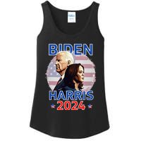 Patriotic Joe Biden Kamala Harris Democrat Campaign 2024 Ladies Essential Tank