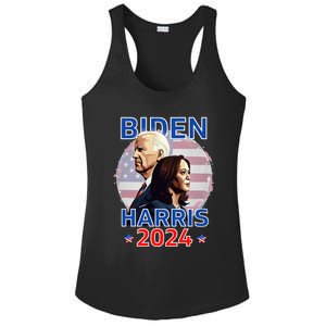 Patriotic Joe Biden Kamala Harris Democrat Campaign 2024 Ladies PosiCharge Competitor Racerback Tank