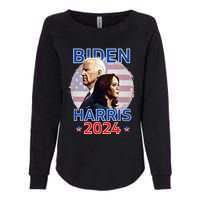 Patriotic Joe Biden Kamala Harris Democrat Campaign 2024 Womens California Wash Sweatshirt