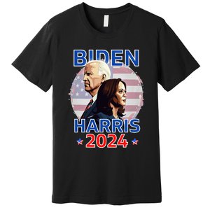 Patriotic Joe Biden Kamala Harris Democrat Campaign 2024 Premium T-Shirt