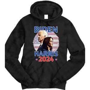 Patriotic Joe Biden Kamala Harris Democrat Campaign 2024 Tie Dye Hoodie