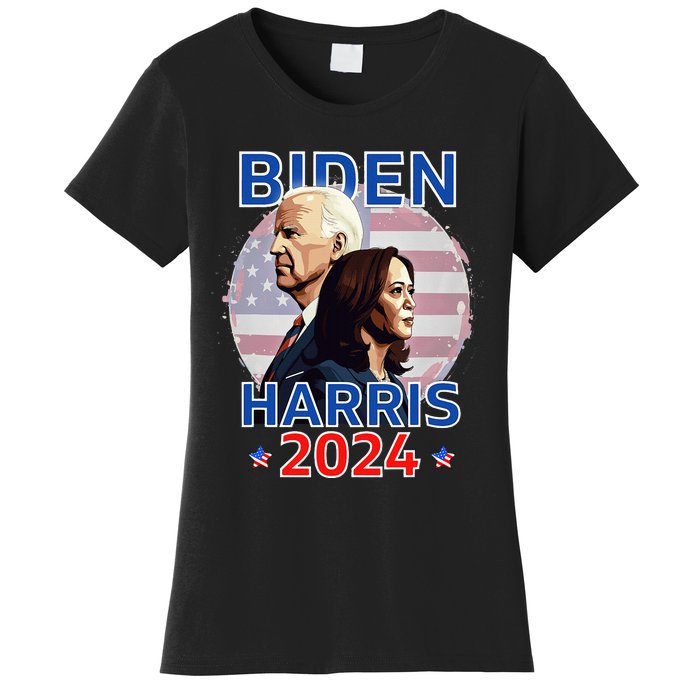 Patriotic Joe Biden Kamala Harris Democrat Campaign 2024 Women's T-Shirt