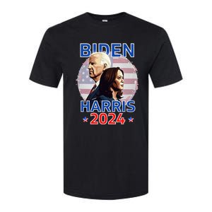 Patriotic Joe Biden Kamala Harris Democrat Campaign 2024 Softstyle CVC T-Shirt