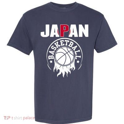 Proud Japan Basketball Fans Jersey Japanese Flag Sports Garment-Dyed Heavyweight T-Shirt