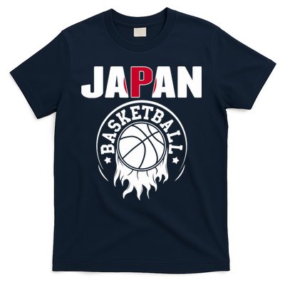 Proud Japan Basketball Fans Jersey Japanese Flag Sports T-Shirt