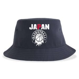 Proud Japan Basketball Fans Jersey Japanese Flag Sports Sustainable Bucket Hat