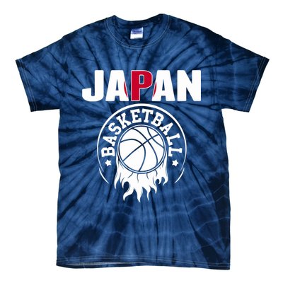 Proud Japan Basketball Fans Jersey Japanese Flag Sports Tie-Dye T-Shirt