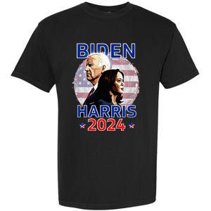 Patriotic Joe Biden Kamala Harris Democrat Campaign 2024 Garment-Dyed Heavyweight T-Shirt