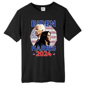 Patriotic Joe Biden Kamala Harris Democrat Campaign 2024 Tall Fusion ChromaSoft Performance T-Shirt