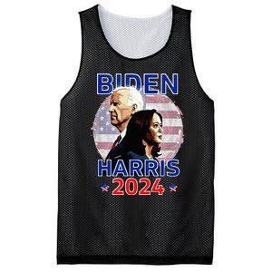 Patriotic Joe Biden Kamala Harris Democrat Campaign 2024 Mesh Reversible Basketball Jersey Tank