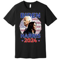 Patriotic Joe Biden Kamala Harris Democrat Campaign 2024 Premium T-Shirt