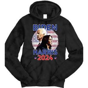 Patriotic Joe Biden Kamala Harris Democrat Campaign 2024 Tie Dye Hoodie