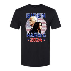 Patriotic Joe Biden Kamala Harris Democrat Campaign 2024 Softstyle CVC T-Shirt