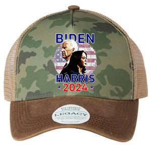 Patriotic Joe Biden Kamala Harris Democrat Campaign 2024 Legacy Tie Dye Trucker Hat