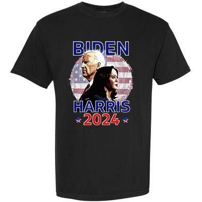 Patriotic Joe Biden Kamala Harris Democrat Campaign 2024 Garment-Dyed Heavyweight T-Shirt