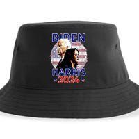 Patriotic Joe Biden Kamala Harris Democrat Campaign 2024 Sustainable Bucket Hat