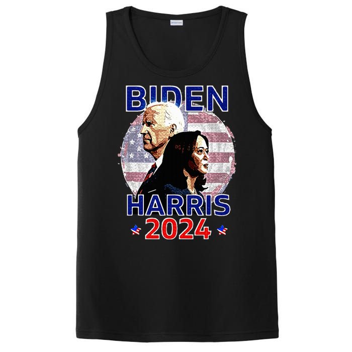 Patriotic Joe Biden Kamala Harris Democrat Campaign 2024 PosiCharge Competitor Tank