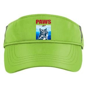 Paws Jaws Cat Fun Funny Kitten Kitty Lover Cat Paws Cat Gift Adult Drive Performance Visor