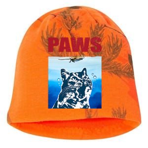 Paws Jaws Cat Fun Funny Kitten Kitty Lover Cat Paws Cat Gift Kati - Camo Knit Beanie