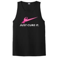 pink Just Cure It Breast Cancer Awareness PosiCharge Competitor Tank