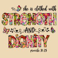Prayer Jesus Clothed With Strength And Dignity Drawstring Bag