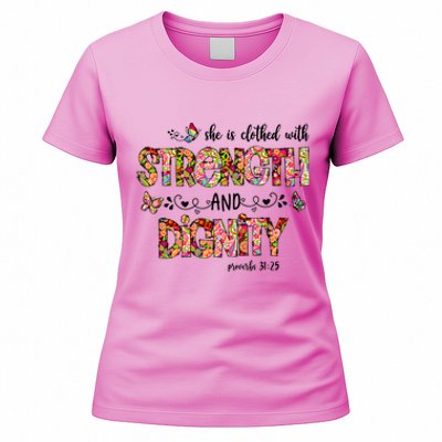 Prayer Jesus Clothed With Strength And Dignity Women's T-Shirt