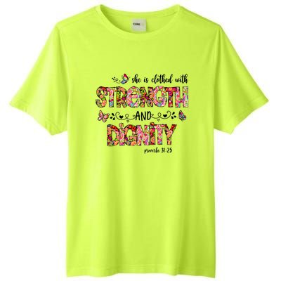 Prayer Jesus Clothed With Strength And Dignity Tall Fusion ChromaSoft Performance T-Shirt