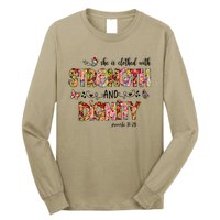 Prayer Jesus Clothed With Strength And Dignity Long Sleeve Shirt