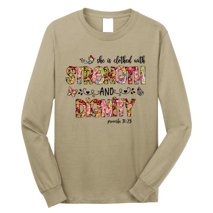 Prayer Jesus Clothed With Strength And Dignity Long Sleeve Shirt