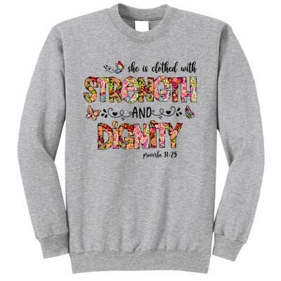 Prayer Jesus Clothed With Strength And Dignity Sweatshirt