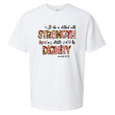 Prayer Jesus Clothed With Strength And Dignity Sueded Cloud Jersey T-Shirt