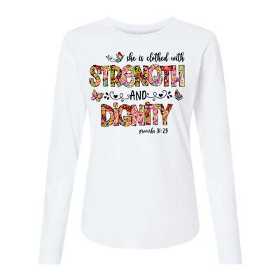 Prayer Jesus Clothed With Strength And Dignity Womens Cotton Relaxed Long Sleeve T-Shirt