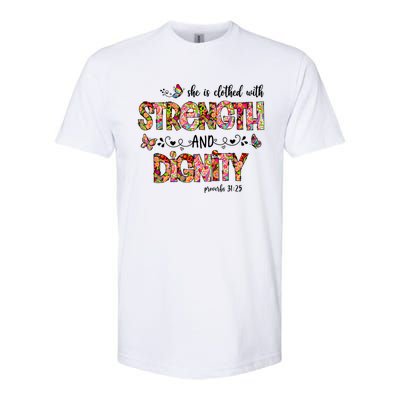 Prayer Jesus Clothed With Strength And Dignity Softstyle CVC T-Shirt