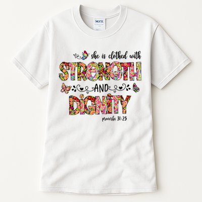 Prayer Jesus Clothed With Strength And Dignity Tall T-Shirt