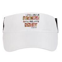 Prayer Jesus Clothed With Strength And Dignity Adult Drive Performance Visor