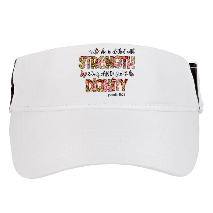Prayer Jesus Clothed With Strength And Dignity Adult Drive Performance Visor