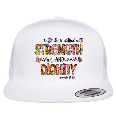 Prayer Jesus Clothed With Strength And Dignity Flatbill Hat