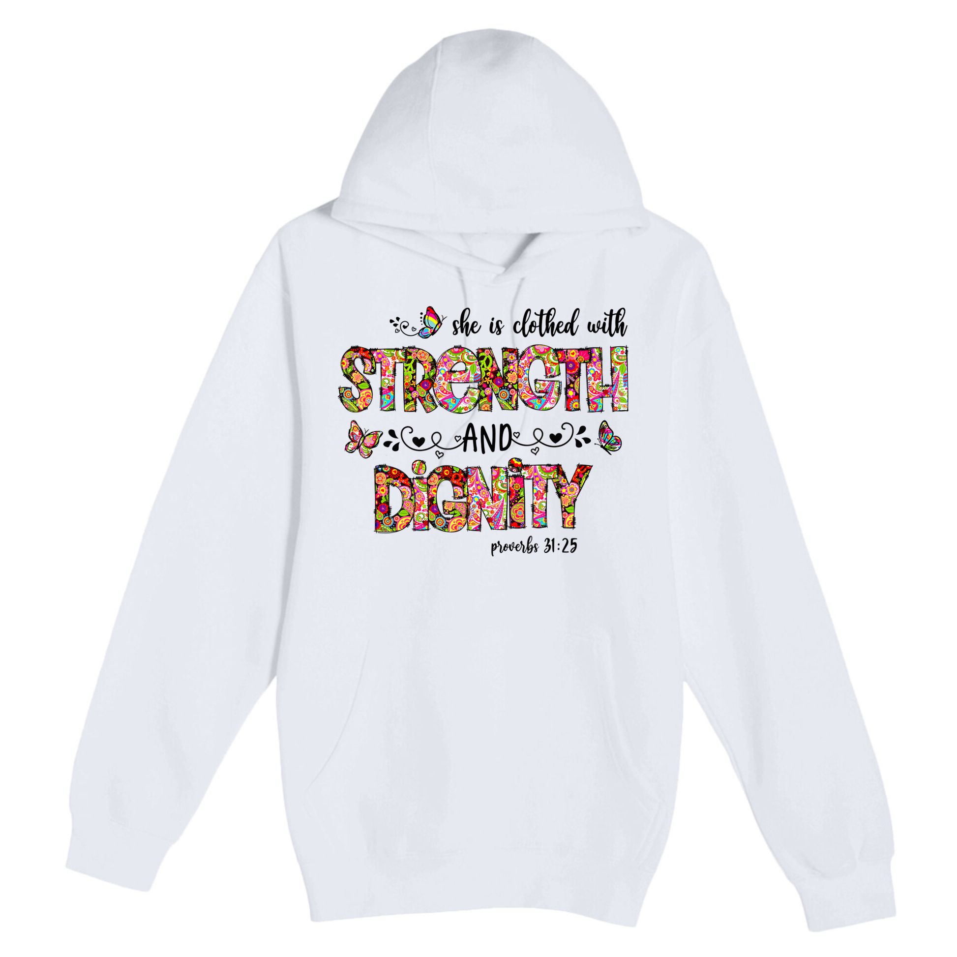 Prayer Jesus Clothed With Strength And Dignity Premium Pullover Hoodie