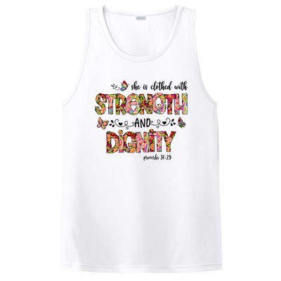 Prayer Jesus Clothed With Strength And Dignity PosiCharge Competitor Tank