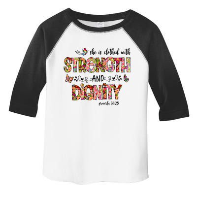 Prayer Jesus Clothed With Strength And Dignity Toddler Fine Jersey T-Shirt