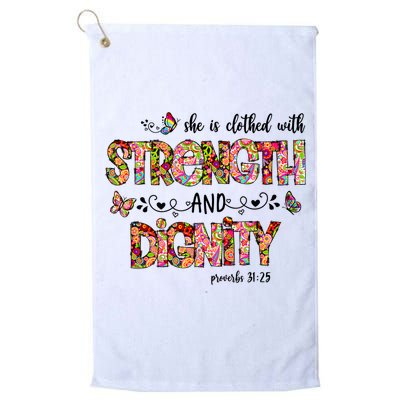 Prayer Jesus Clothed With Strength And Dignity Golf Towel