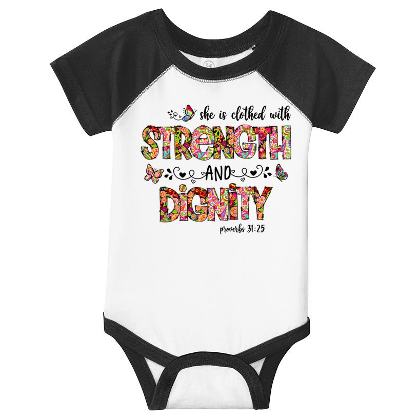 Prayer Jesus Clothed With Strength And Dignity Infant Baby Jersey Bodysuit