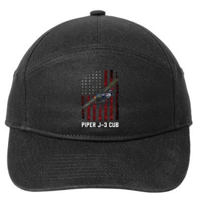 Piper J3 Cub L4 Grasshopper 7-Panel Snapback Hat